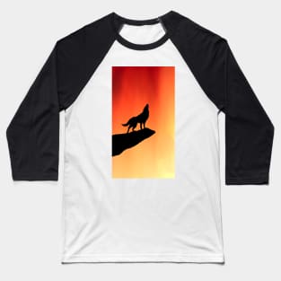 Howling Wolf Baseball T-Shirt